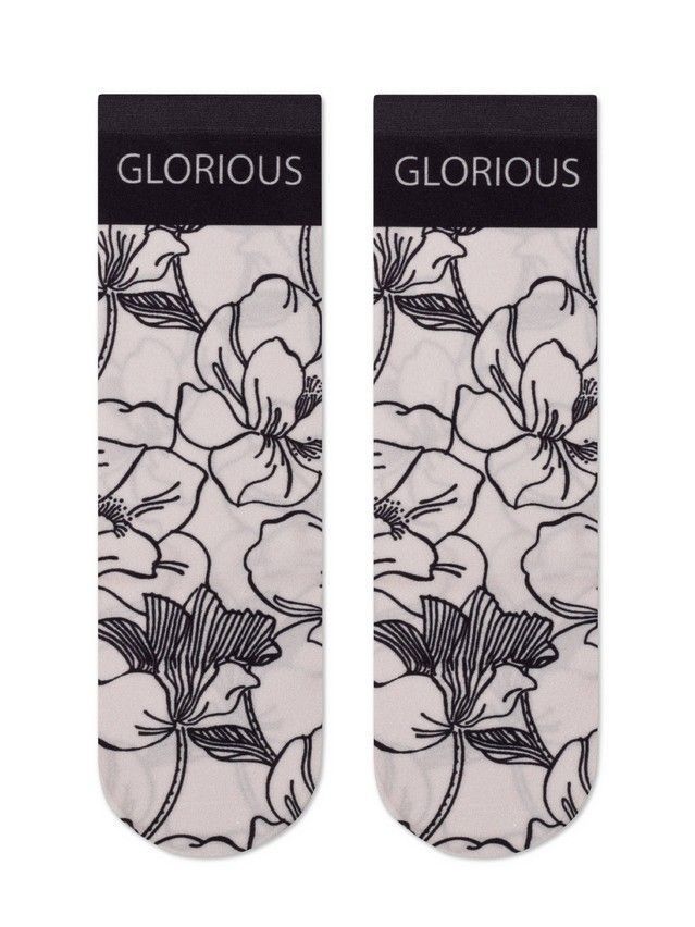 Women's socks CONTE ELEGANT FANTASY, s.23-25, 101 - 2