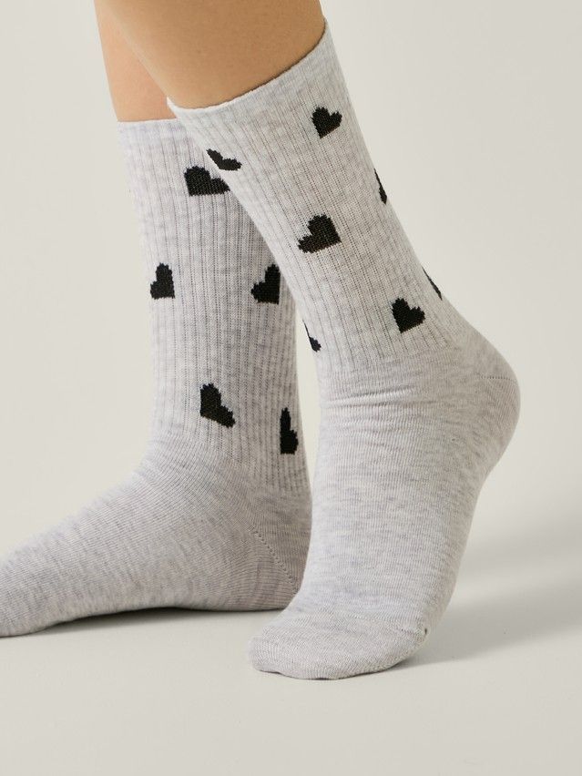 Women's socks CONTE ELEGANT ACTIVE, s.23-25, 708 light grey - 1