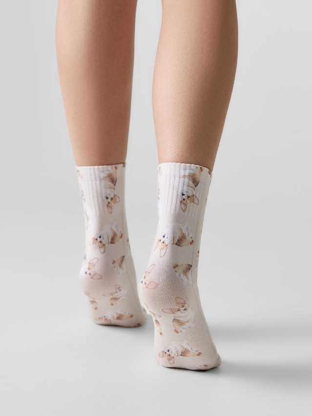 Women's socks CONTE ELEGANT CLASSIC, s.23-25, 1169 beige - 2