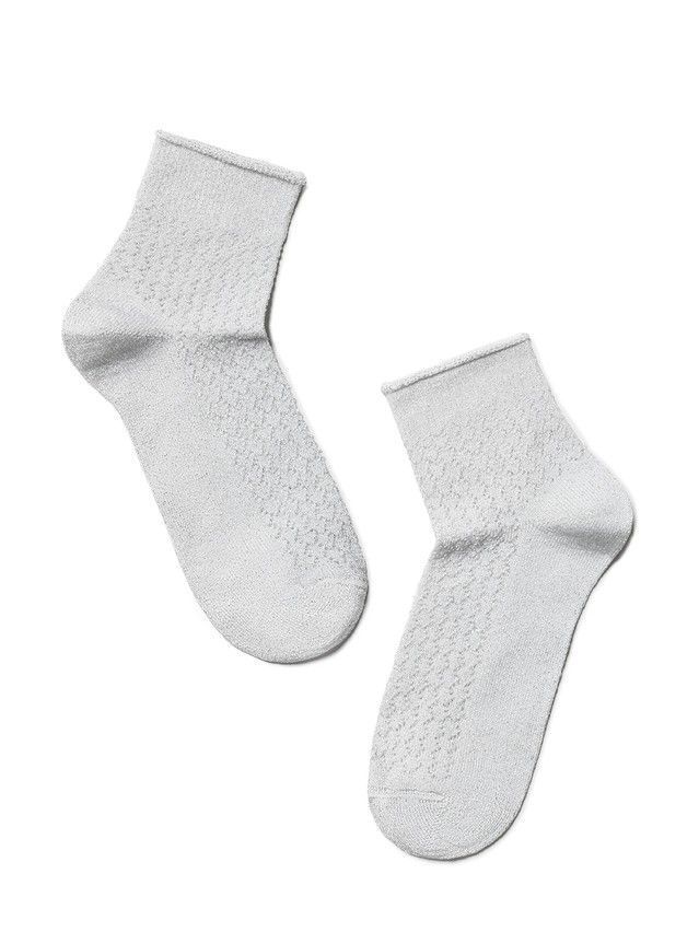 Women's viscose socks AJOUR 19С-186SP, s.36-37, 180 light gray - 2