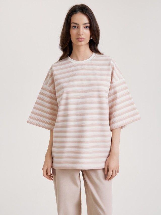 Women's jumper CONTE LD 3592, s.170-84, beige-pink-ecru - 2