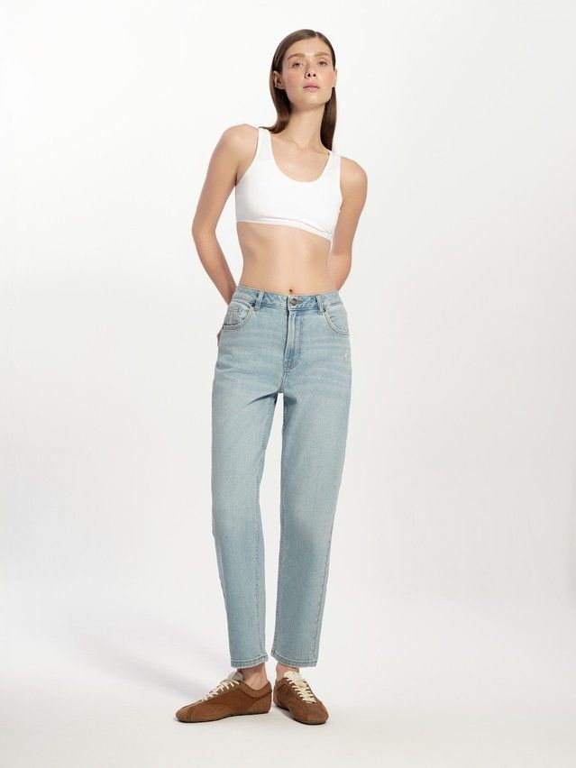 Denim trousers CONTE ELEGANT CON-730, s.170-102, light blue - 1