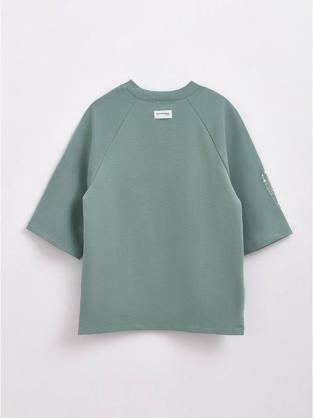 Women's polo neck shirt CONTE ELEGANT LD 1632, s.170-92, green - 5