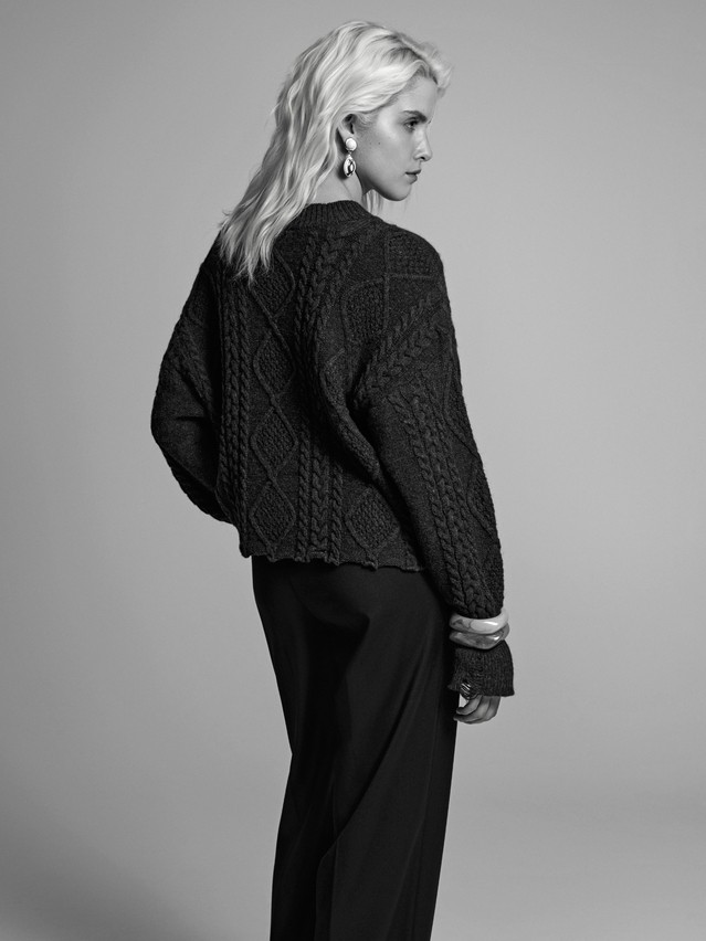 Women's pullover CONTE ELEGANT LDK24129, s.170-84, graphite melange - 4