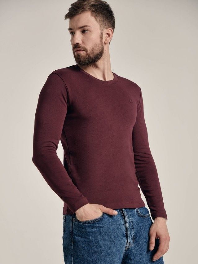Men's jumper MD 696, s.170,176-104, dark bordo - 2