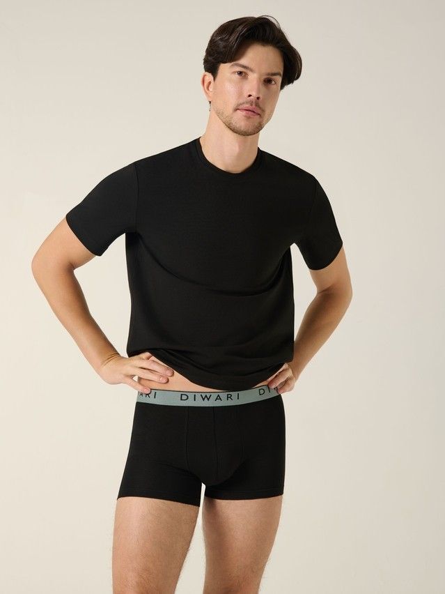 Men's underpants DIWARI PREMIUM MSH 1568, s.78,82, black-silver blue - 1