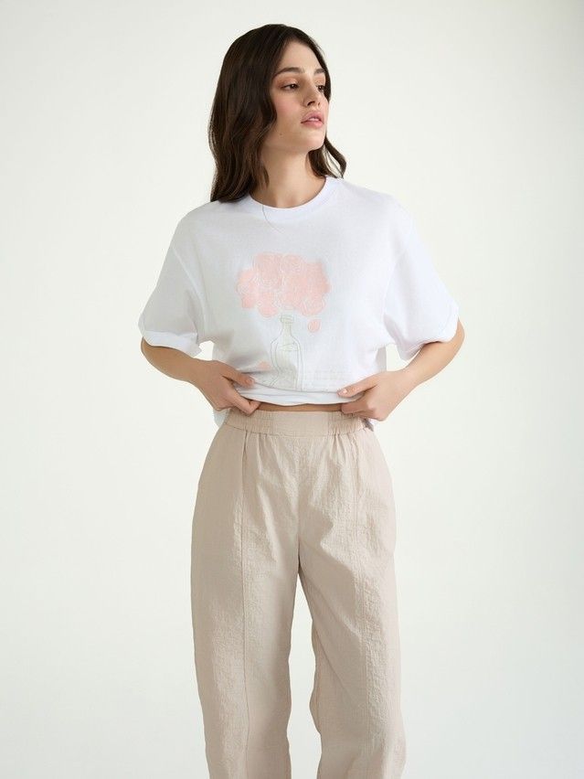 Women's trousers CONTE ELEGANT LBK 2963, s.170-84-90, beige - 3