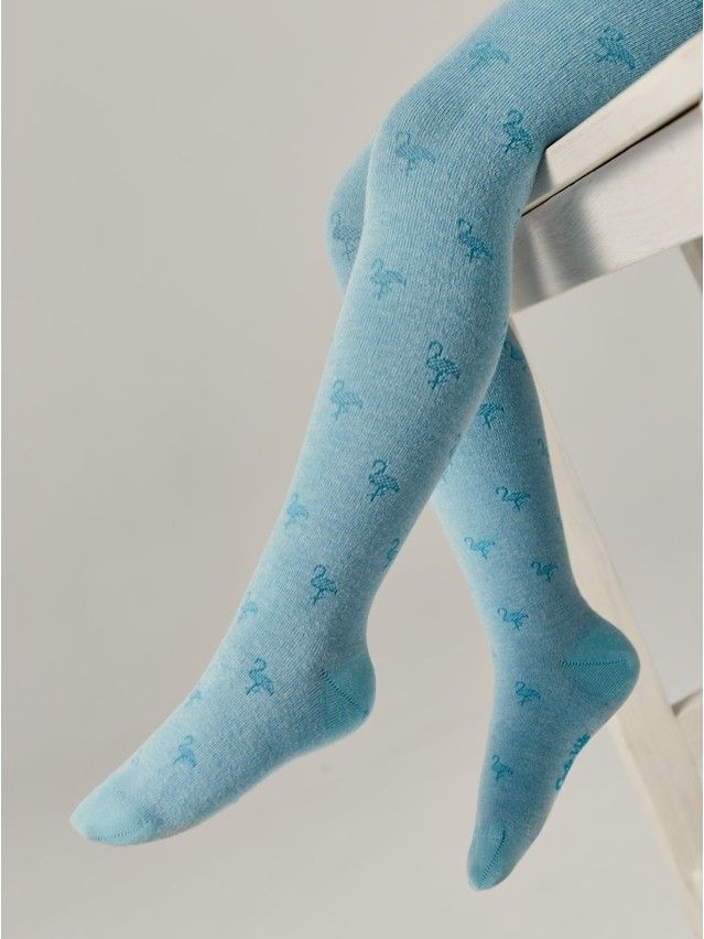 Children's tights CONTE-KIDS CLASS, s.104-110 (16),640 turquoise - 1