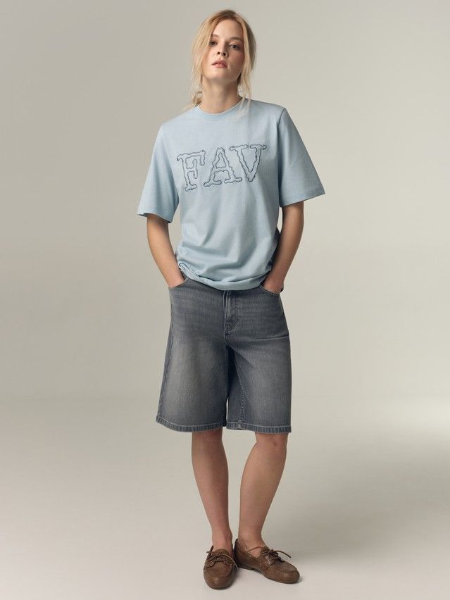 Women's polo neck shirt CONTE LD 3452, s.170-88, blue-fav - 1