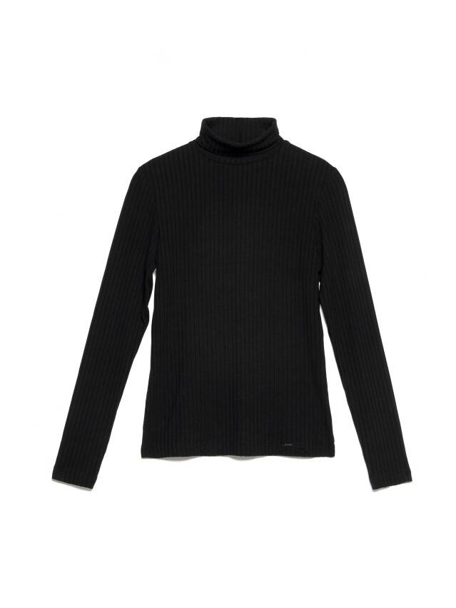 Women's polo neck shirt CONTE ELEGANT LD 1028, s.170-100, black - 3