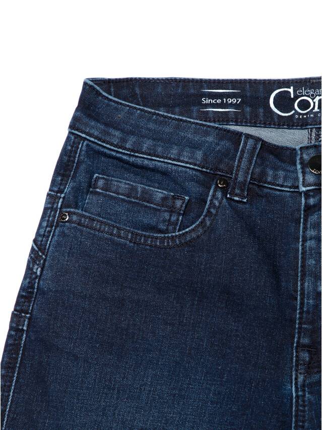 Denim trousers CONTE ELEGANT CON-273, s.170-102, washed indigo - 6