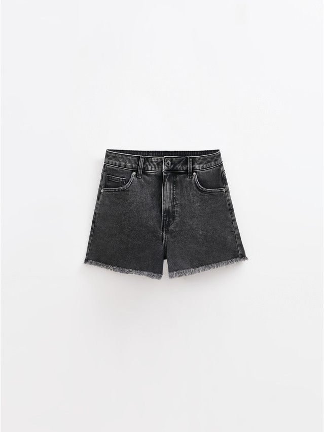 Denim shorts CONTE ELEGANT CON-756, s.170-90, black - 7