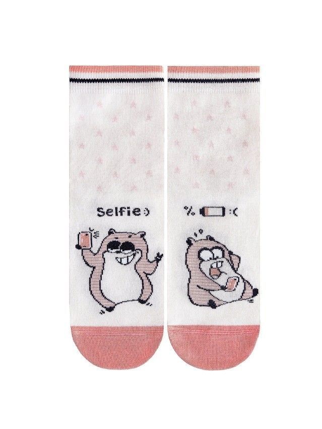 Women's socks CONTE ELEGANT HAPPY, s.23, 124 cappuccino - 1