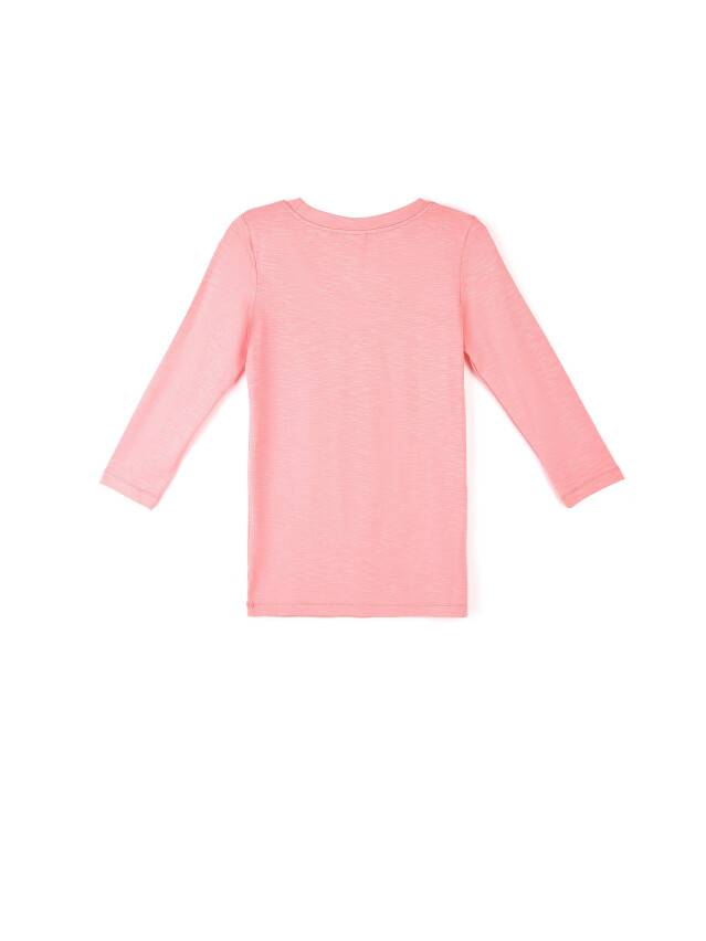 Women's polo neck shirt CONTE ELEGANT LD 478, s.158,164-100, coral red - 3