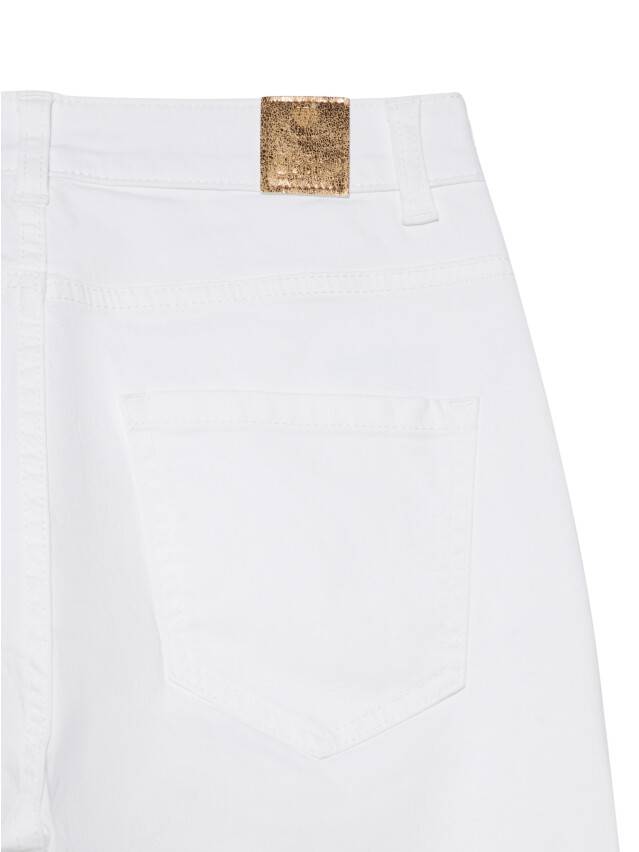 Denim trousers with High rise CON-243, s.170-102, white - 9
