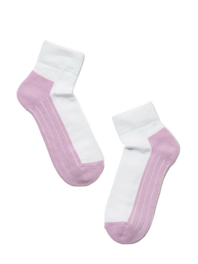 Women's socks CONTE ELEGANT ACTIVE, s.23, 026 white-lilac - 2