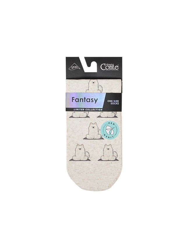 Women's socks CONTE ELEGANT FANTASY, s.23-25, 749 beige - 4