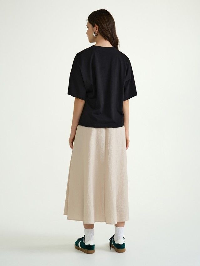 Women's polo neck shirt CONTE ELEGANT LD 3042, s.170-84, black-hope - 4