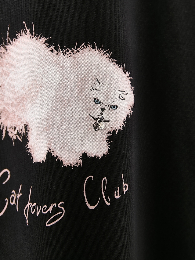 Women's polo neck shirt CONTE ELEGANT LD 3036, s.170-92, black-cat club - 7