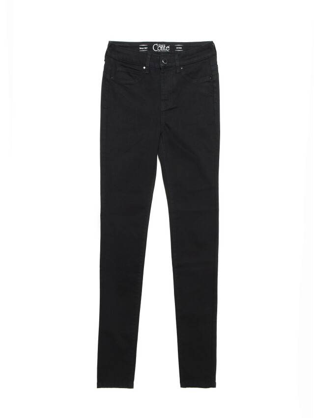 Denim trousers CONTE ELEGANT CON-185, s.170-102, deep black - 3
