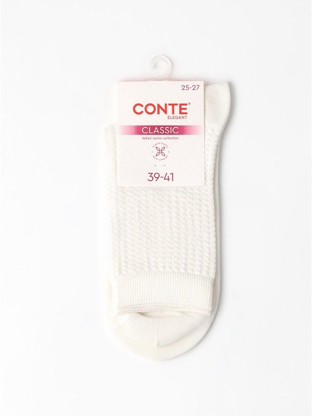 Women's socks CONTE ELEGANT CLASSIC, s.23-25, 1131 milky - 4