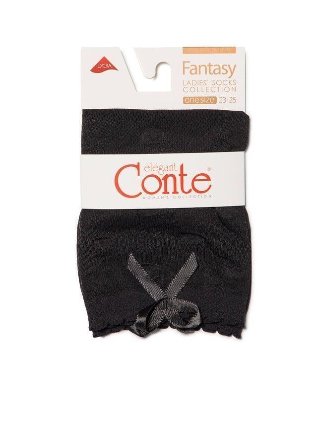 Women's socks CONTE ELEGANT FANTASY, s.23-25, nero - 4