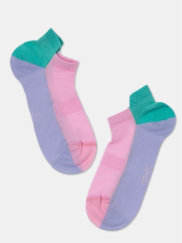 Women's socks CONTE ELEGANT ACTIVE, s.23, 393 light pink-pale purple - 3