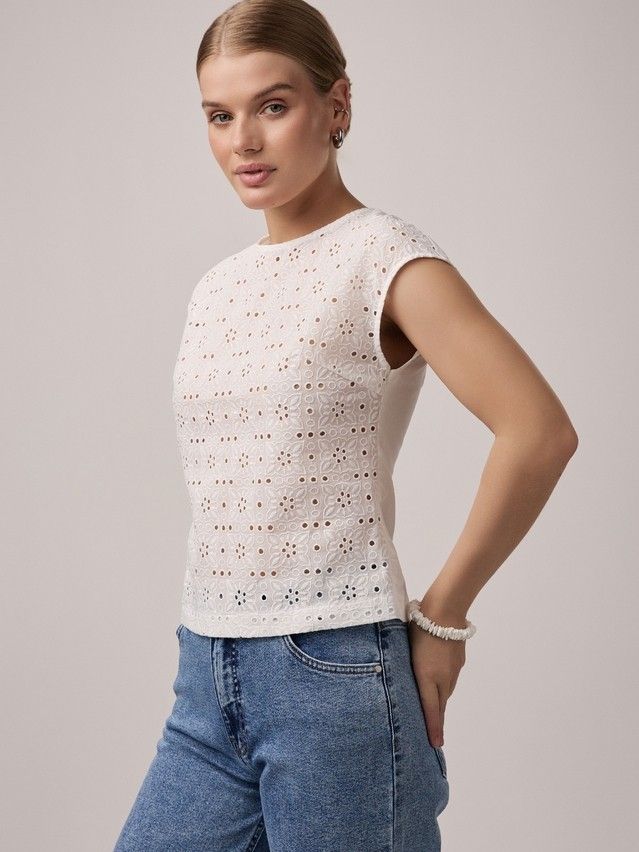 Women's shirt CONTE ELEGANT LBL 2954, s.170-84-90, ecru - 4