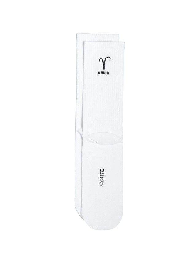 Men's socks CONTE, s.27-29, 666 white - 3