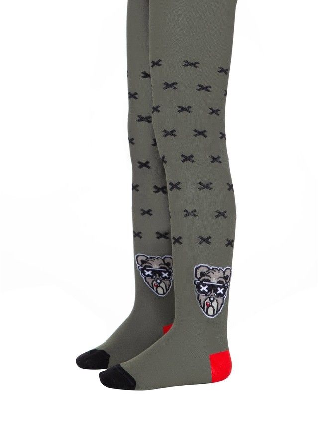 Children's tights CONTE-KIDS TIP-TOP, s.116-122 (18),558 khaki - 2