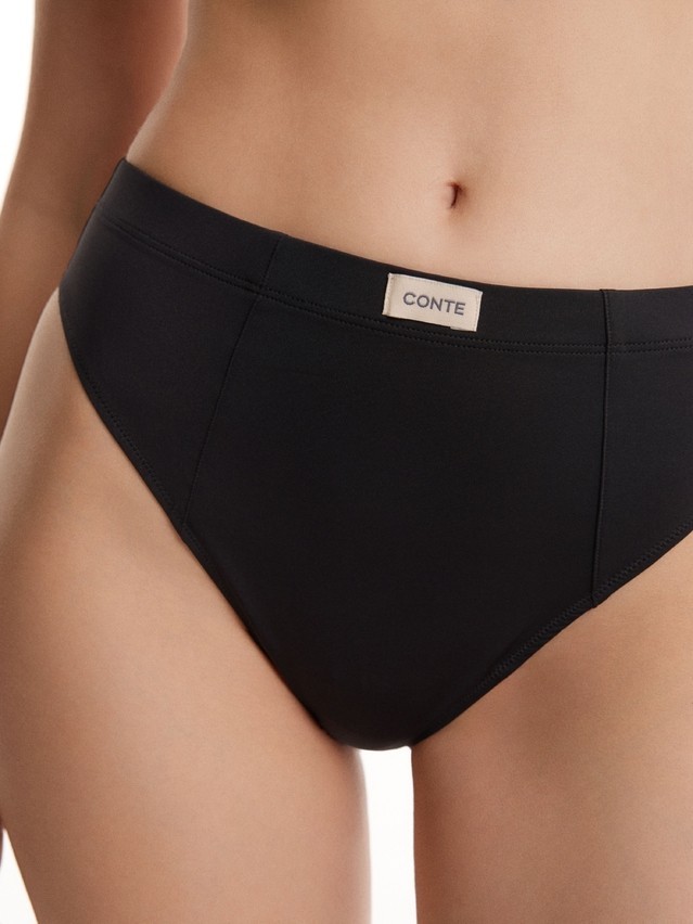 Women's panties CONTE NIGHT SHADOW LBR 3563, s.90, black - 3