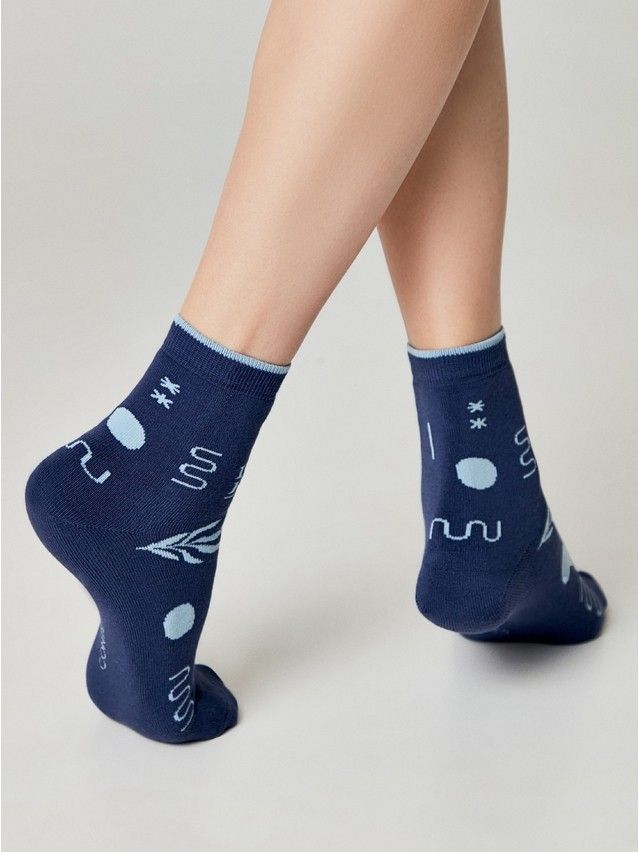 Women's socks CONTE ELEGANT COMFORT, s.23-25, 567 navy - 3
