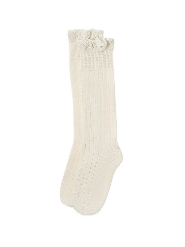 Children's knee high socks CONTE-KIDS MISS, s.16, 058 milky - 8