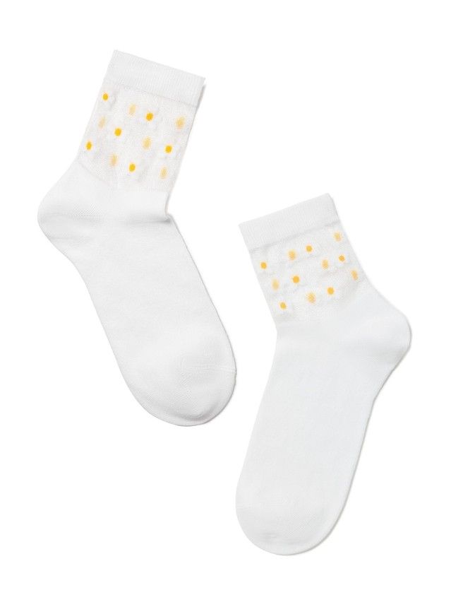 Women's socks CONTE ELEGANT CLASSIC, s.23, 084 white - 2