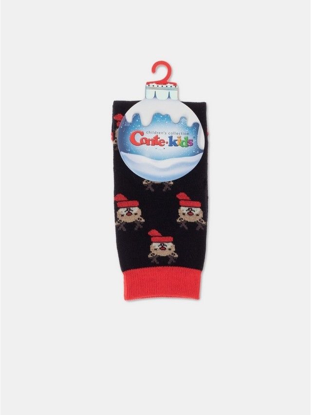 Kids socks CK NEW YEAR 21С-67СП, s.24-29, 908 black - 4