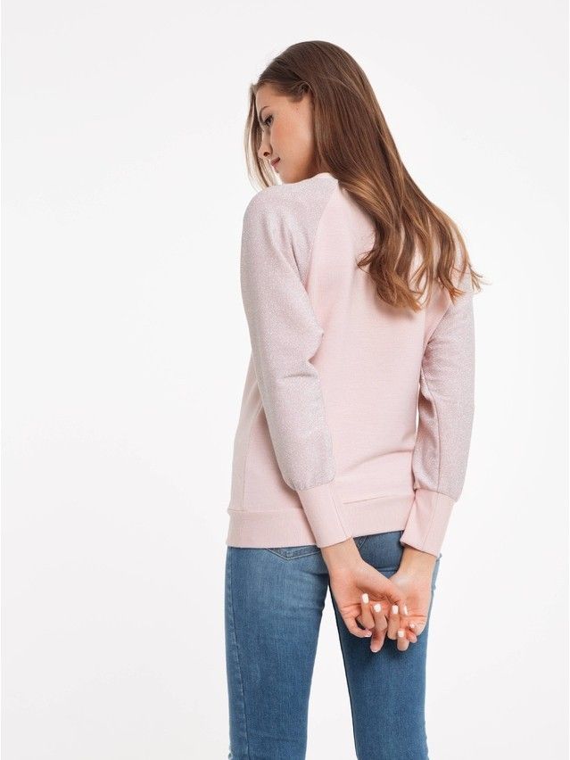 Women's polo neck shirt CONTE ELEGANT LD 837, s.170-100, pink - 2
