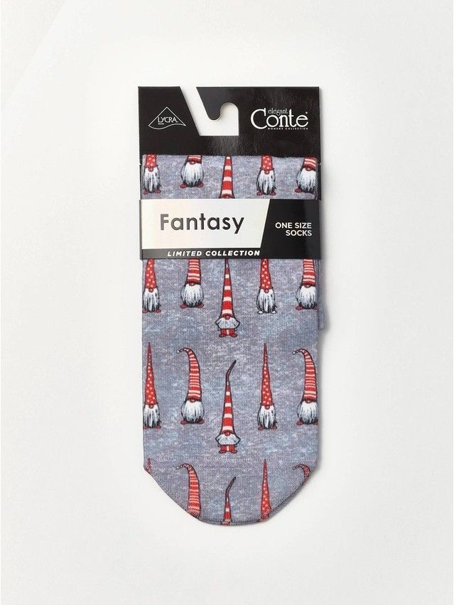 Women's socks CONTE ELEGANT FANTASY, s.23-25, 504 grey - 4