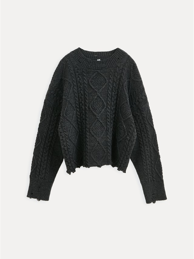 Women's pullover CONTE ELEGANT LDK24129, s.170-84, graphite melange - 6