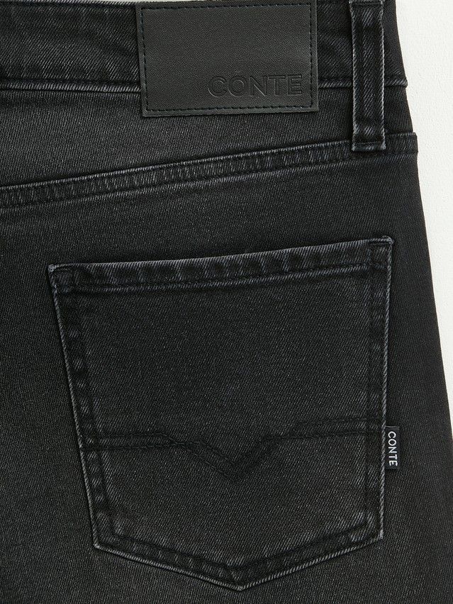 Men's jeans CONTE CNM-02, s.176/80-W30/L32, washed black - 10