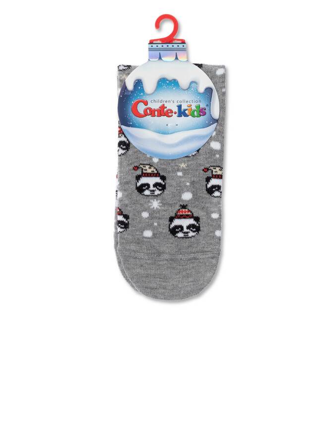 Children's socks CONTE-KIDS NEW YEAR, s.24-29, 518 grey - 5