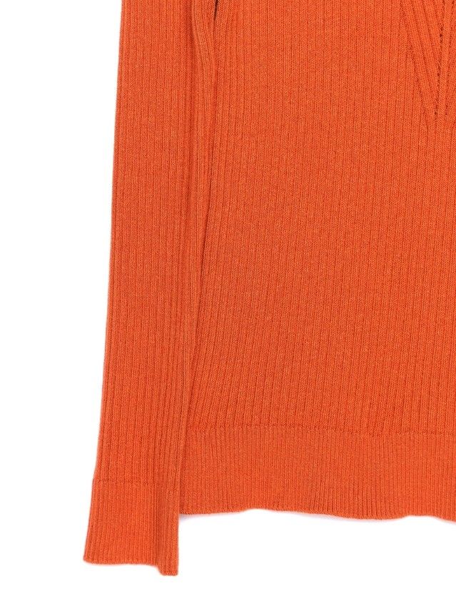 Women's polo neck shirt CONTE ELEGANT LDK105, s.170-84, titian red - 7