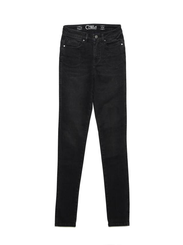 Denim trousers CONTE ELEGANT CON-148, s.170-102, washed black - 6
