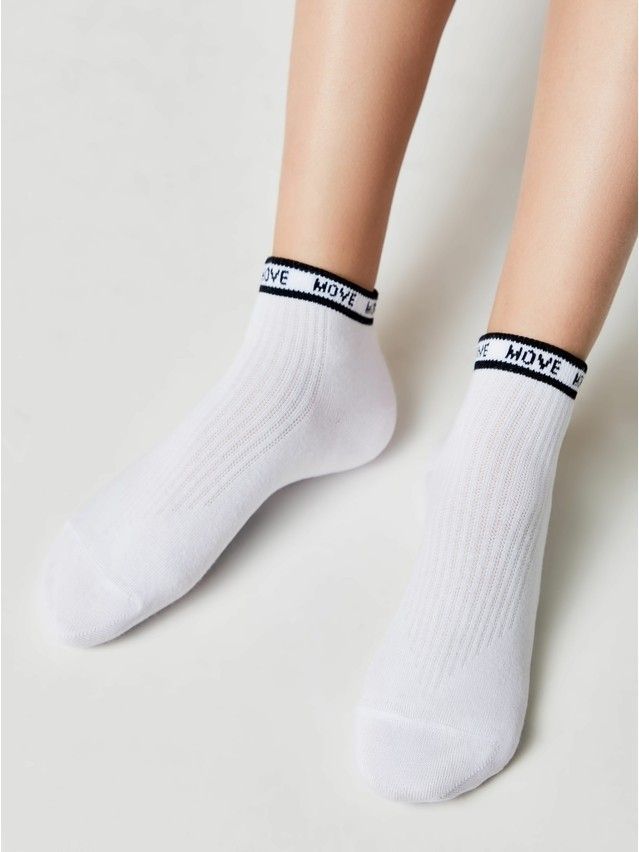 Children's socks CONTE-KIDS ACTIVE, s.16, 580 white-black - 2