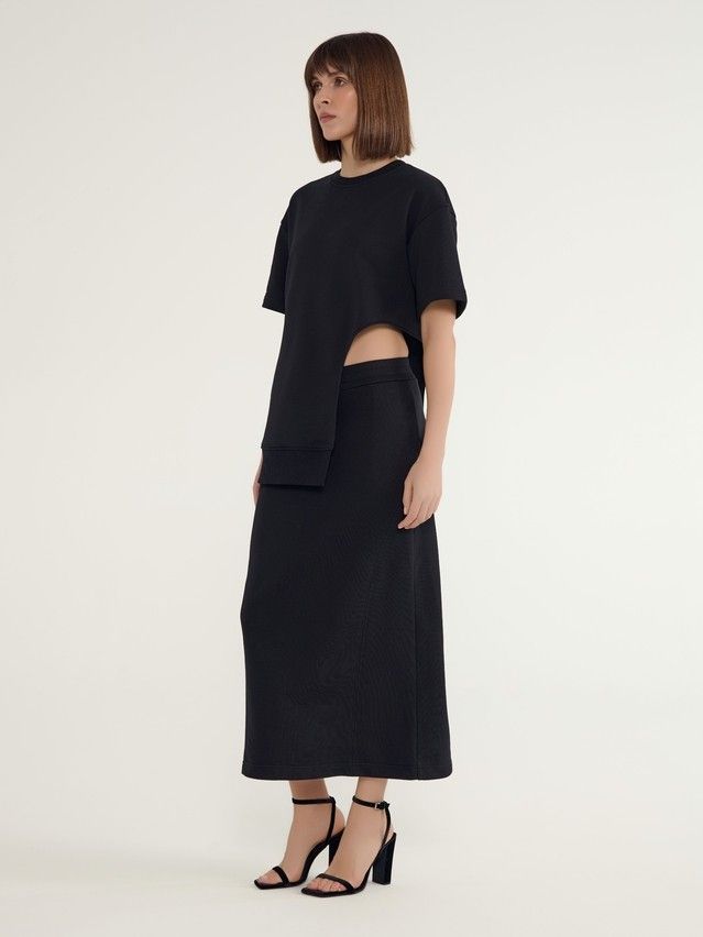 Women's skirt CONTE ELEGANT LU 3080, s.170-90, black - 3