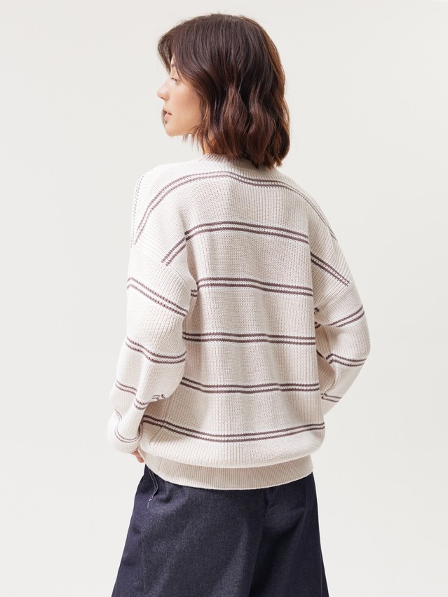 Women's pullover CONTE LDK2642, s.170-84, beige-brown - 2