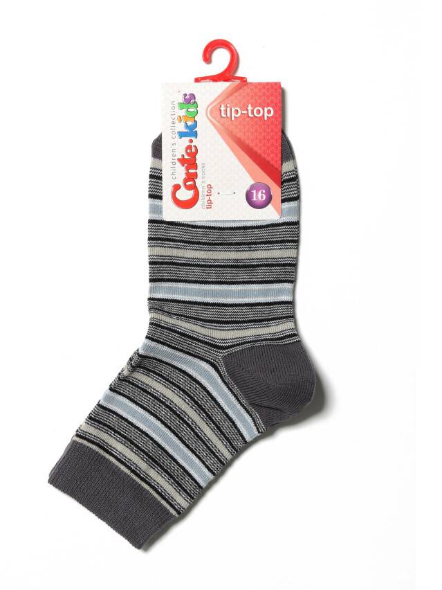 Children's socks CONTE-KIDS TIP-TOP, s.24-26, 195 grey - 2