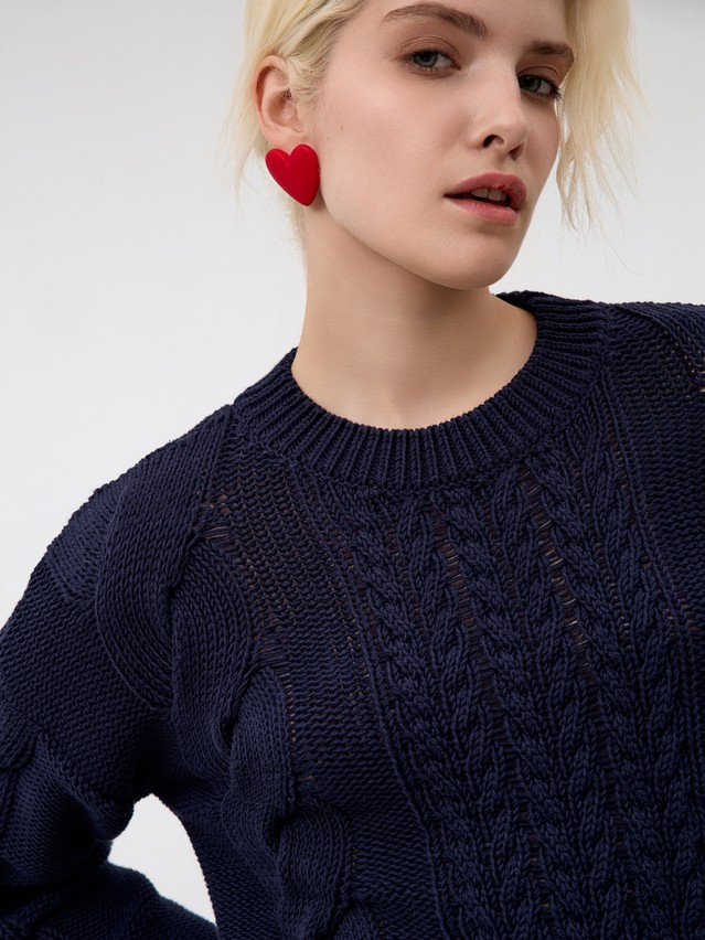 Women's pullover CONTE ELEGANT LDK24124, s.170-84, future dusk - 3