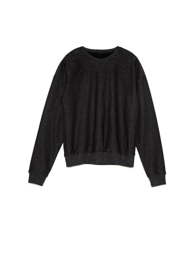 Sweatshirt LD 1043-1, s.170-100, shiny black - 4