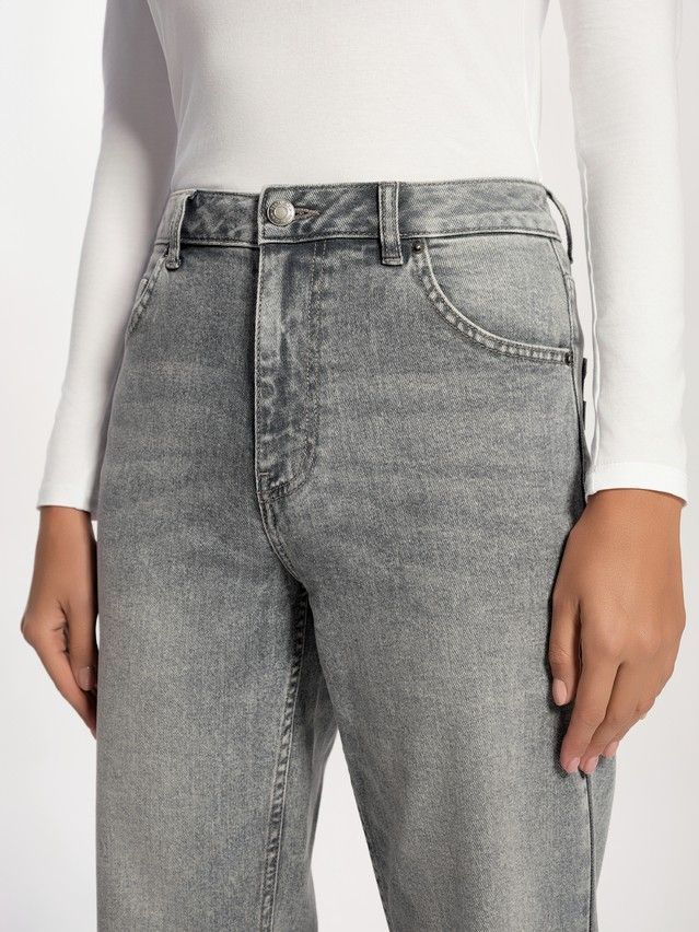 Denim trousers CONTE ELEGANT CON-823, s.170-102, grey - 5