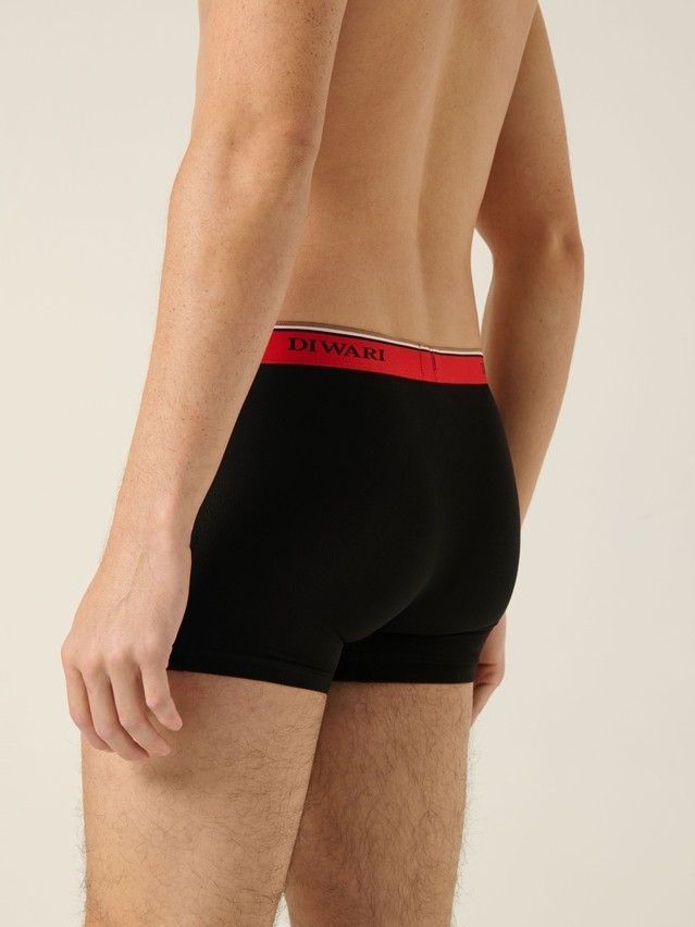 Men's underpants DIWARI PREMIUM MSH 1568, s.78,82, black-red strip - 3